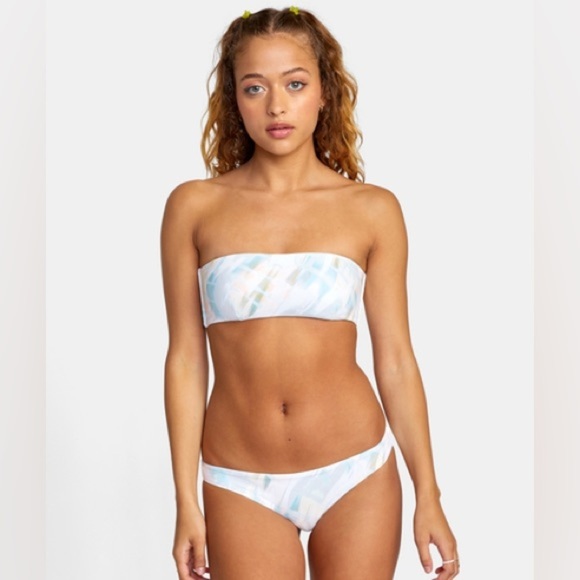 ☀️RVCA☀️ DYE DREAM BANDEAU DYE DREAM CHEEKY BIKINI SET - Picture 7 of 16